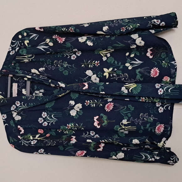 LOFT Petites Floral Career Top size S - Picture 3 of 6
